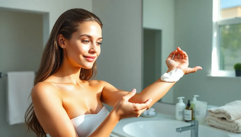 body skin care products